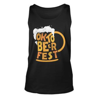 Oktoberfest Beer Fest Logo Unisex Tank Top - Monsterry UK