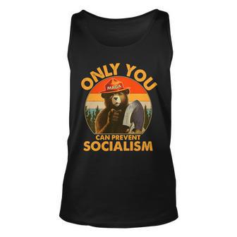Only You Can Prevent Socialism Vintage Tshirt Unisex Tank Top - Monsterry