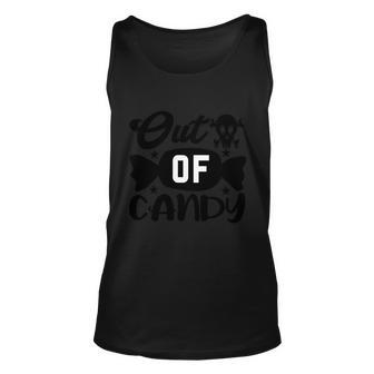 Out Of Candy Halloween Quote Unisex Tank Top - Monsterry