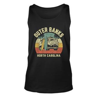 Outer Banks Shirt Retro Surfing Van Cool Pogue Life Surfer Tshirt Unisex Tank Top - Monsterry UK