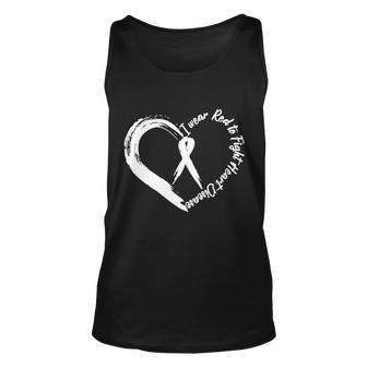 Painted I Wear Red To Fight Heart Disease Tshirt Unisex Tank Top - Monsterry AU