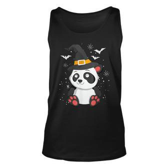 Panda Witch Halloween Bear China Animal Outfit Costume Kids Unisex Tank Top - Seseable