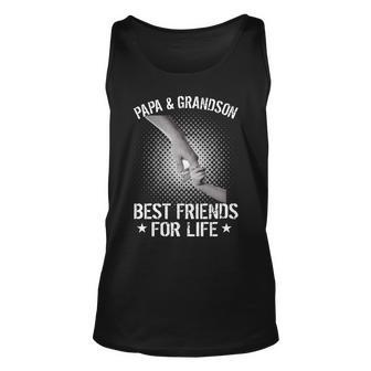 Papa And Grandson Best Friends For Life Unisex Tank Top - Monsterry AU