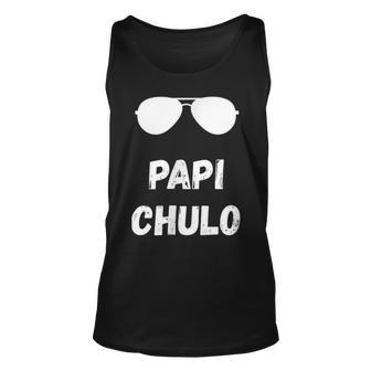 Papi Chulo Daddy Fathers Day Best Papa Men Women Tank Top Graphic Print Unisex - Thegiftio UK