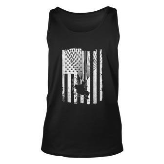 Paramotor Powered Paraglider Usa American Flag Tshirt Unisex Tank Top - Monsterry