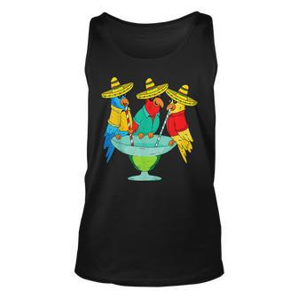Parrot Cinco De Mayo Funny Drinking Tequila Mexican Fiesta Men Women Tank Top Graphic Print Unisex - Thegiftio UK