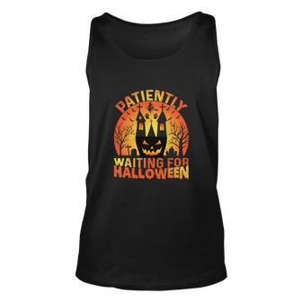 Patiently Spend All Year Waiting For Halloween Unisex Tank Top - Seseable