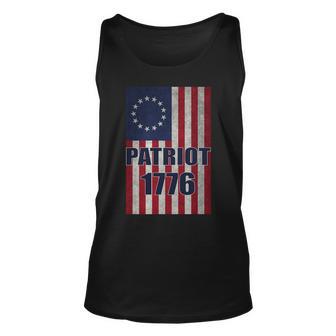 Patriot Betsy Ross Flag Unisex Tank Top - Monsterry CA