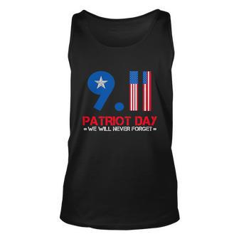 Patriot Day Never Forget Graphic Design Printed Casual Daily Basic Unisex Tank Top - Thegiftio UK