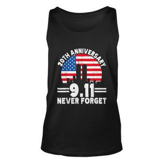 Patriot Day We Will Never Forget Graphic Design Printed Casual Daily Basic Unisex Tank Top - Thegiftio UK