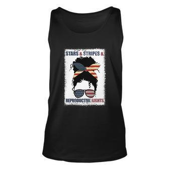 Patriotic 4Th Of July Stars Stripes And Reproductive Rights Meaningful Gift Unisex Tank Top - Monsterry AU