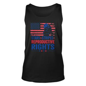 Patriotic 4Th Of July Stars Stripes Reproductive Right Unisex Tank Top | Mazezy