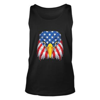 Patriotic Eagle 4Th Of July Usa American Flag V2 Unisex Tank Top - Monsterry AU
