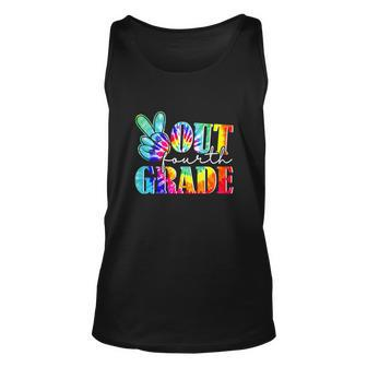 Peace Out 4Th Grade Class Of 2022 Graduation V2 Unisex Tank Top - Monsterry CA