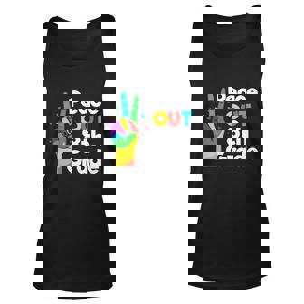 Peace Out Eighth Grade 8Th Last Day School Graduation Gift Unisex Tank Top - Thegiftio