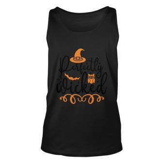 Perfectly Wicked Halloween Quote Unisex Tank Top - Monsterry CA