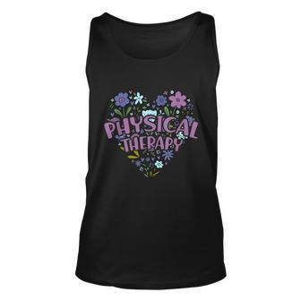 Physical Therapy Gift Love Pt Physical Therapist Healthcare Unisex Tank Top - Monsterry DE