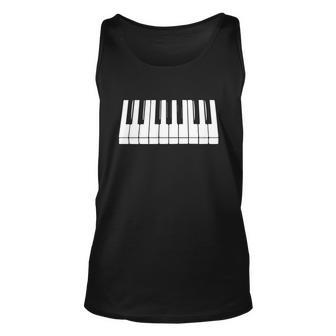 Piano V2 Unisex Tank Top - Monsterry