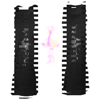 Pirate Pink Flamingo Halloween Party Girls Shirt Jolly Roger Men Women Tank Top Graphic Print Unisex - Thegiftio