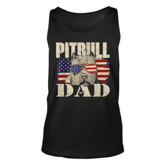 Pitbull Dad - Dog Lover Pibble Pittie Pit Bull Terrier Men Women Tank Top Graphic Print Unisex - Thegiftio UK