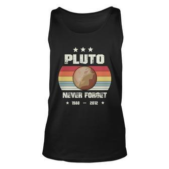Pluto Never Forget V4 Unisex Tank Top - Monsterry DE