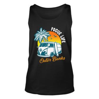 Pogue Life Banks Bronco Van Outer Tshirt Unisex Tank Top - Monsterry CA