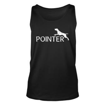 Pointer Dog Jumping Unisex Tank Top - Monsterry UK