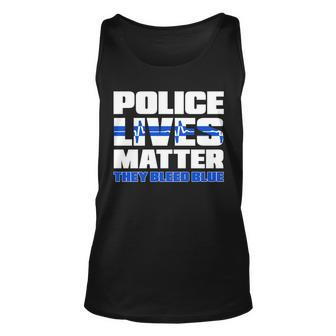 Police Lives Matter V2 Unisex Tank Top - Monsterry UK