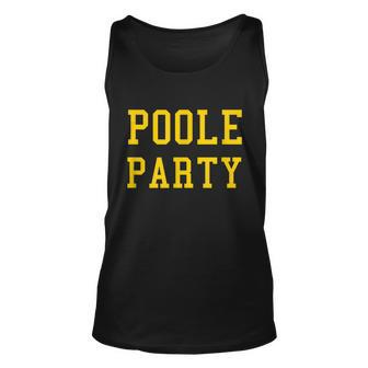 Poole Party Michigan Unisex Tank Top - Monsterry AU