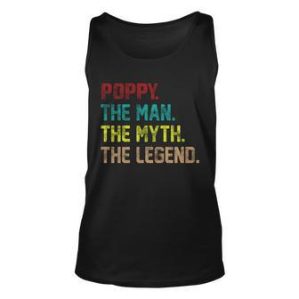 Poppy The Man The Myth The Legend Unisex Tank Top - Monsterry