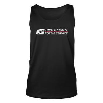 Postal United States Service V2 Men Women Tank Top Graphic Print Unisex - Thegiftio UK