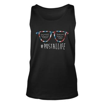 Postallife Postal Worker Mailman Mail Lady Mail Carrier Gift Unisex Tank Top - Monsterry