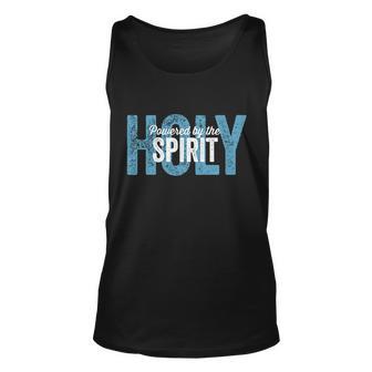 Powered By The Holy Spirit Unisex Tank Top - Monsterry