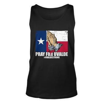 Pray For Uvalde Texas Strong Unisex Tank Top - Monsterry DE