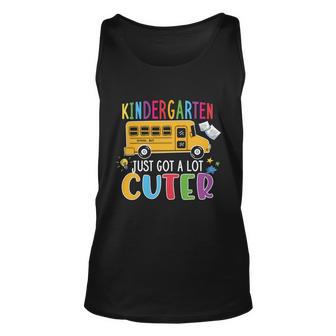 Pre Kindergarten Just Got A Lot Cuter Graphic Plus Size Shirt For Kids Teacher Unisex Tank Top - Monsterry