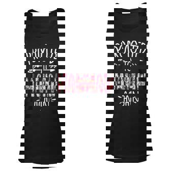 Pregnancy Announcement Soon To Be Mawmaw Again Floral Graphi Men Women Tank Top Graphic Print Unisex - Thegiftio