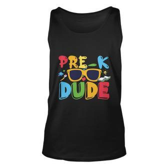 Prek Dude Glassess Back To School First Day Of School Unisex Tank Top - Monsterry