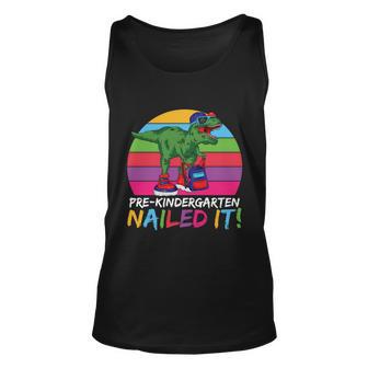 Prek Nailed It T_Rex Back To School Unisex Tank Top - Monsterry UK