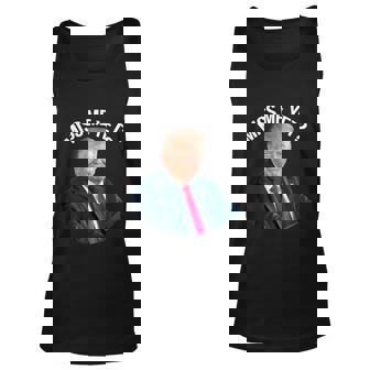 President Donald Trump Miss Me Yet Funny Political 2024 V2 Unisex Tank Top - Thegiftio UK