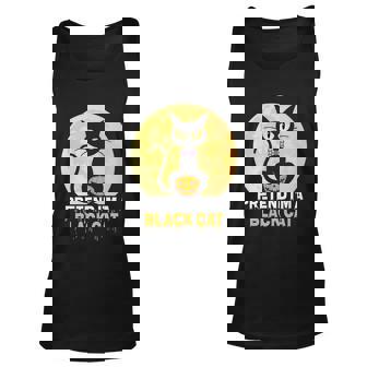 Pretend Im A Black Cat Halloween Quote V2 Unisex Tank Top - Thegiftio