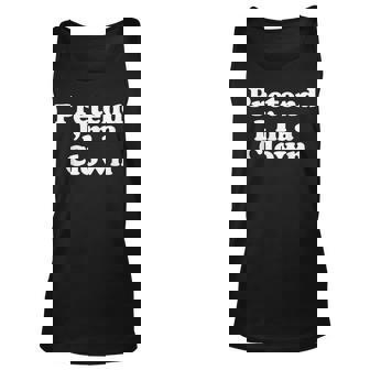 Pretend Im A Clown Funny Lazy Easy Halloween Costume Men Women Tank Top Graphic Print Unisex - Thegiftio