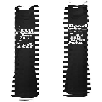 Pretend Im A Pretzel Funny Lazy Easy Halloween Costume Men Women Tank Top Graphic Print Unisex - Thegiftio