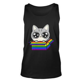 Pride Month Gay Cat In The Lgbt Unisex Tank Top - Monsterry AU