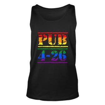 Pride Month Lgbt Pub 426 Rainbow Unisex Tank Top - Thegiftio UK