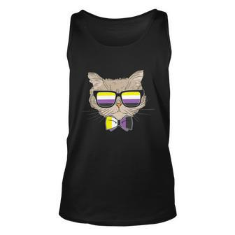 Pride Month Nonbinary Gay Pride Cat Lgbt Unisex Tank Top - Monsterry UK