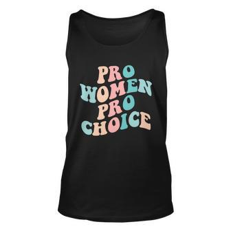 Pro Choice Equal Rights Feminist Retro Unisex Tank Top - Monsterry