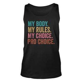 Pro Choice Feminist Rights - Pro Choice Human Rights Unisex Tank Top - Seseable