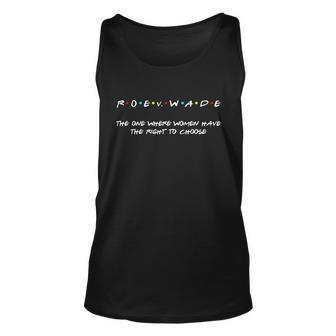 Pro Choice Funny Defend Roe V Wade 1973 Reproductive Rights Tshirt Unisex Tank Top - Monsterry DE