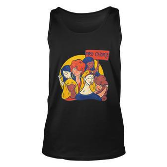 Pro Choice Womens Rights Abortion Feminist Pro Roe Unisex Tank Top - Monsterry