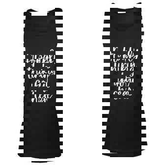 Probably Thinking About Cheese Funny Gift Graphic Design Printed Casual Daily Basic Unisex Tank Top - Thegiftio